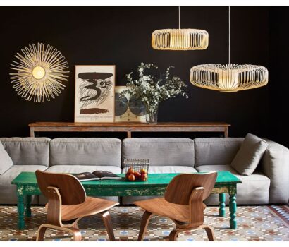 Forestier Pendelleuchte Bamboo Ø 80cm Up