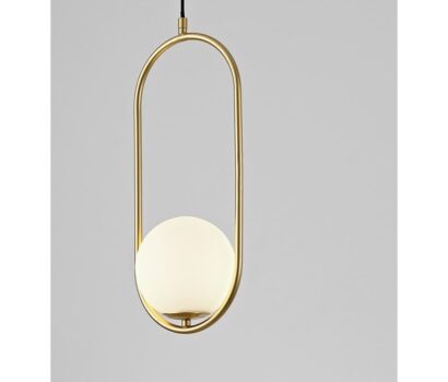 Nova Luce Obitar Glas-Hängeleuchte Gold