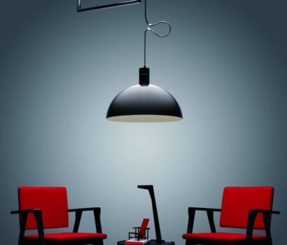 Nemo As41Z Hängeleuchte Ø 45cm chrome schwarz