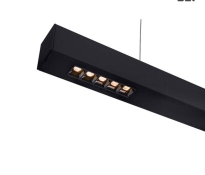 SLV Q-Line LED Pendelleuchte 1m Schwarz 3000K