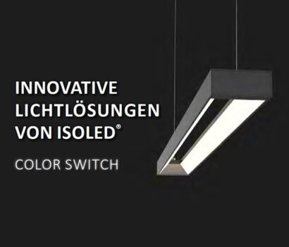 click-licht.de LED Hängeleuchte Frame 40W, schwarz, ColorSwitch 3000|4000|5700K