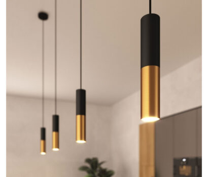 Lampe Suspendue Creative-Cables Modèle PDMV_ Abat-Jour Tub-E14 schwarz