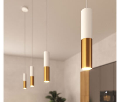 Lampe Suspendue Creative-Cables Modèle PDMV_ Abat-Jour Tub-E14 weiss