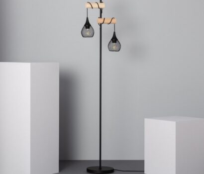 Stehlampe Monah rohana schwarz