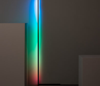 LED-Stehleuchte RGBWW Pulp 20W Schwarz