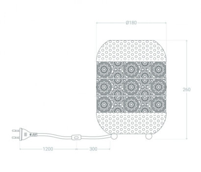 Tischlampe Samar Gross